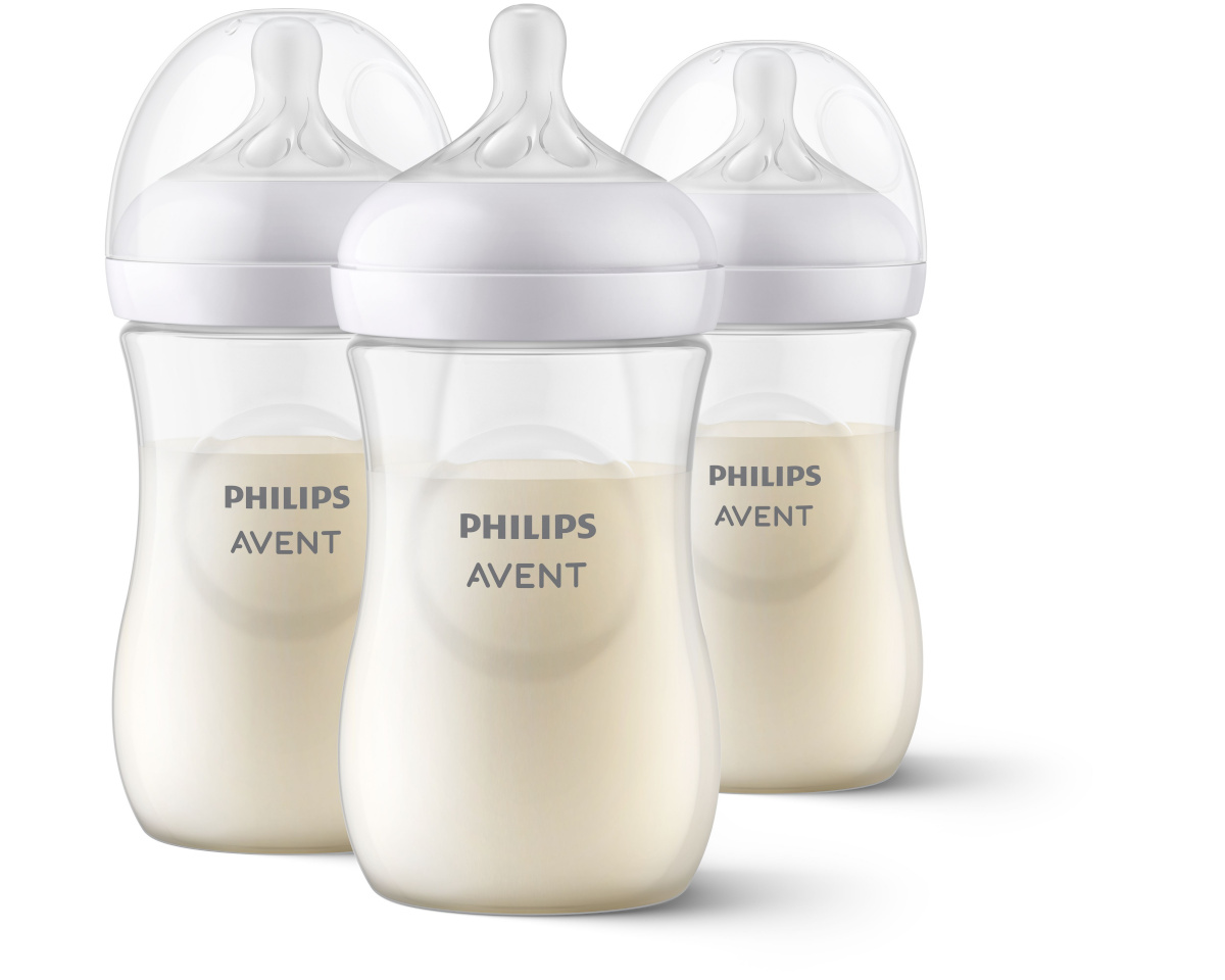 Philips Avent Natural Response lutipudel, 3-6 kuud, 260 ml, 3 tk