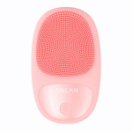 ANLAN näopuhastaja 01-AJMY21-04A Mini Silicone Electric Sonic Facial Brush with Magnetic Charging, roosa