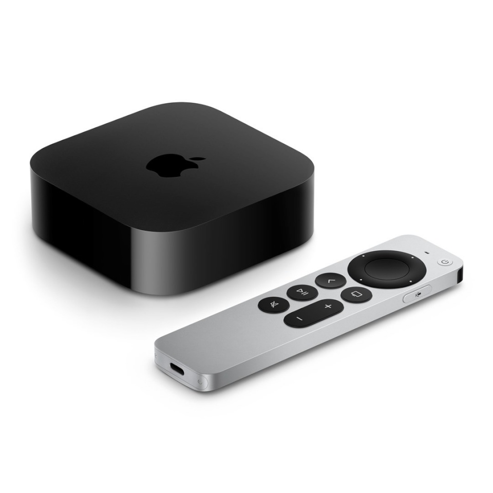 Apple mp3-mängija TV 4K must, hõbedane 4K Ultra HD 128 GB Wi-Fi Ethernet LAN