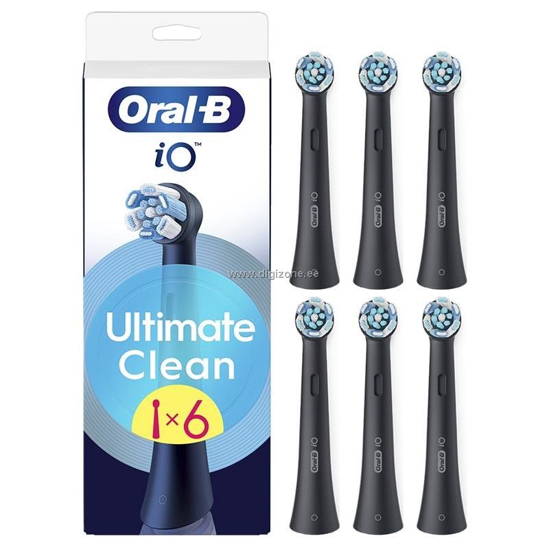 Braun lisaharjad Oral-B UltimateClean, 6tk, must 