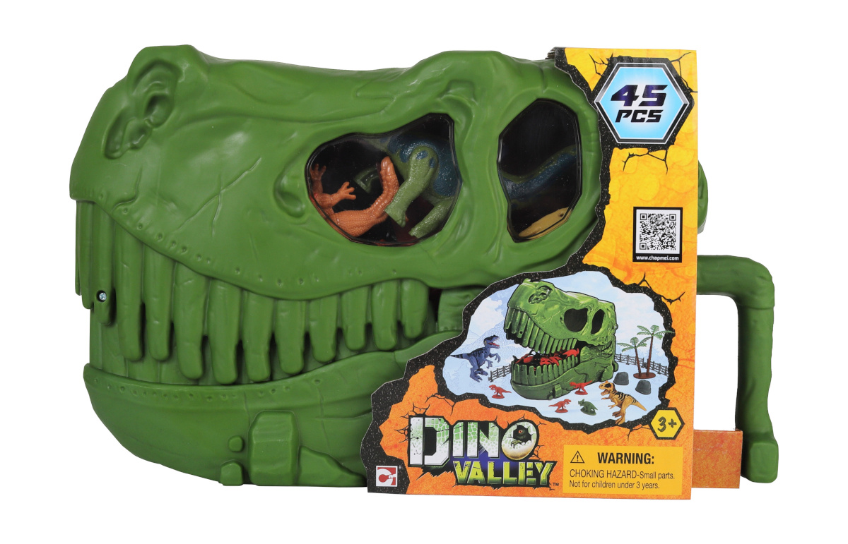 Chap Mei mängukomplekt Dino Valley Dino Skull Bucket, 45-osaline, 542029