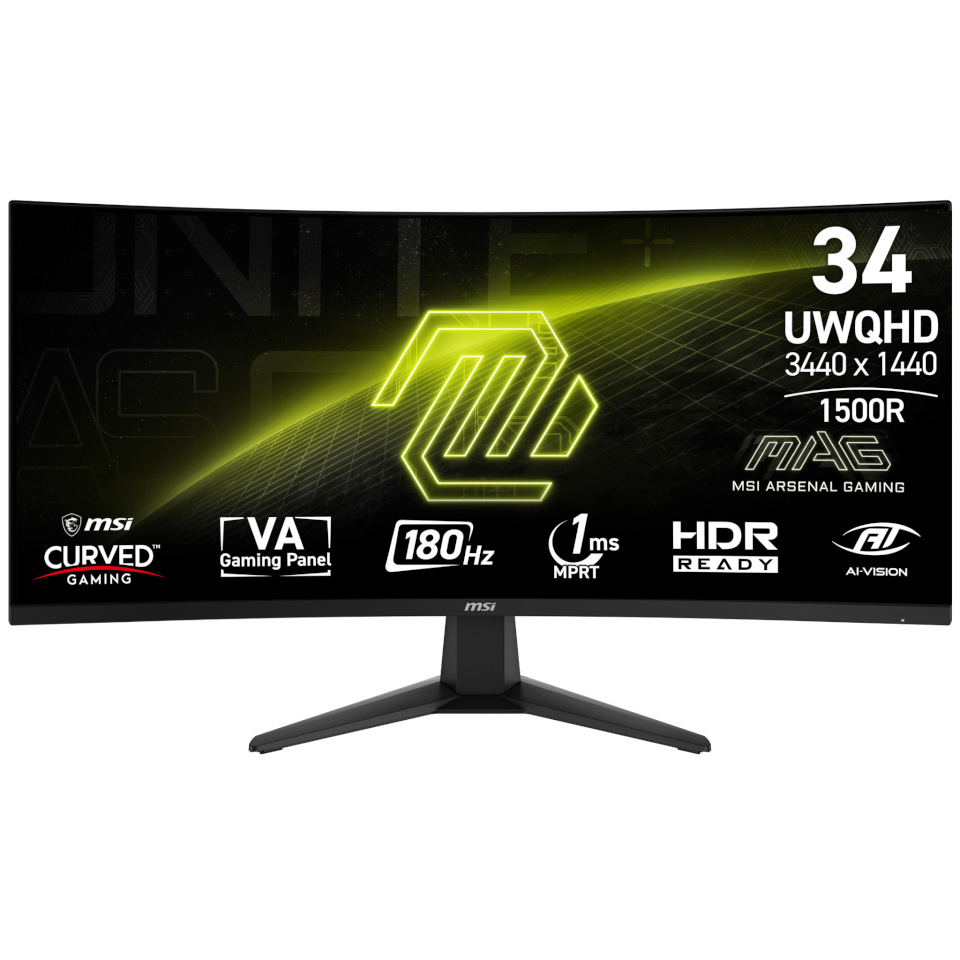 MSI monitor MAG 346CQ - 180Hz | UWQHD | 34" | VA