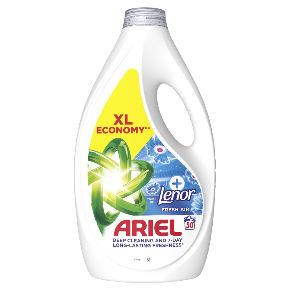 Ariel pesugeel +Fresh Air Lenor, 2,25L