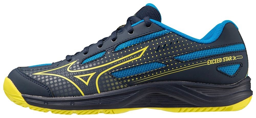 Mizuno tennisejalatsid EXCEED STAR Jr. AC must/sinine/kollane - suurus 37
