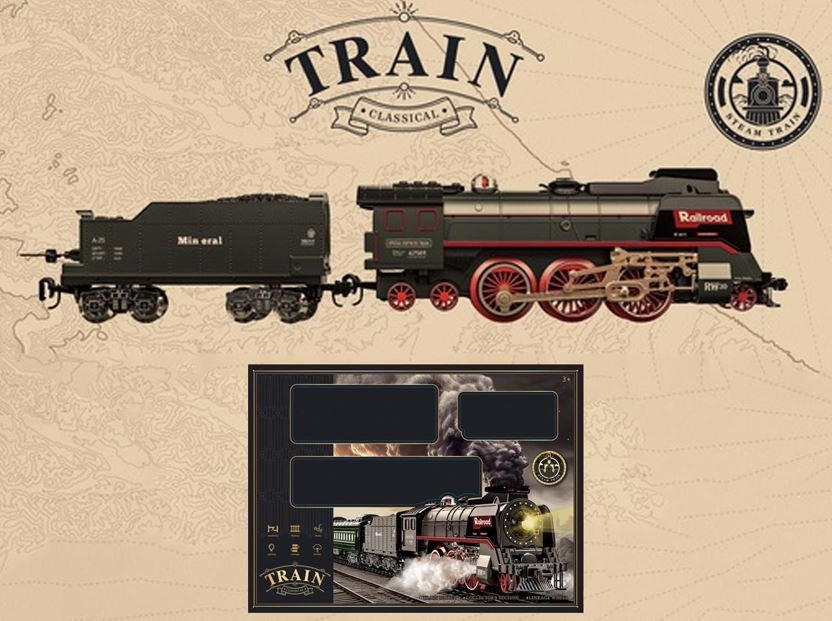 Madej mängurong Set with a train sound, light