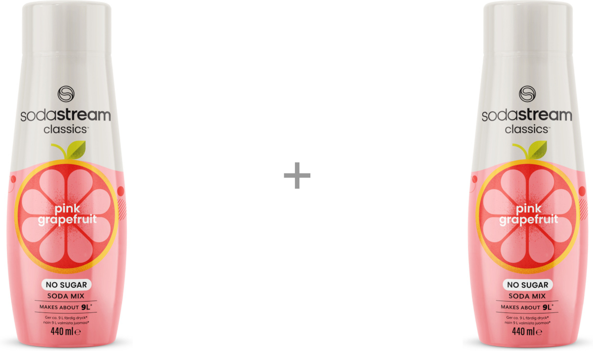 Sodastream Pink Grepefruit 440 ml karastusjoogi kontsentraat, 2-PAK