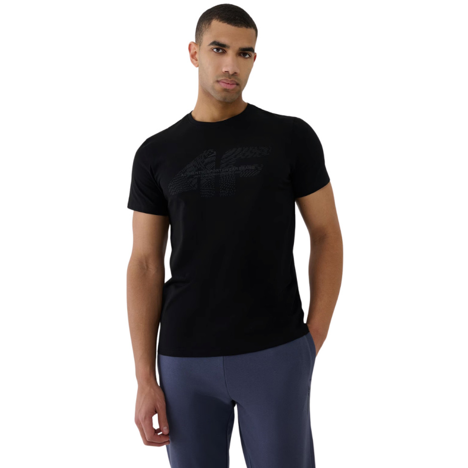 4F T-särk meestele M2004 sügav must 4FWSS25TTSHM2004 20S suurus M