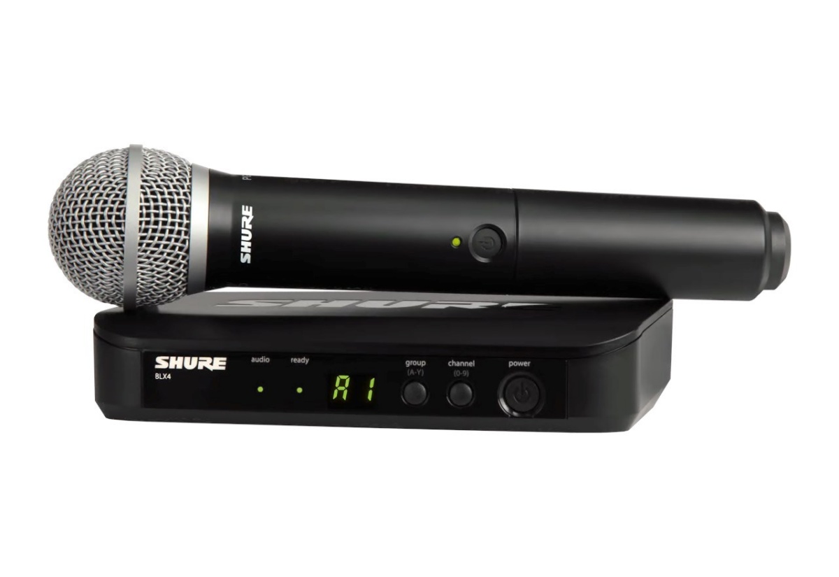 Shure mikrofon BLX24E/PG58-H8E - Wireless vocal system with PG58