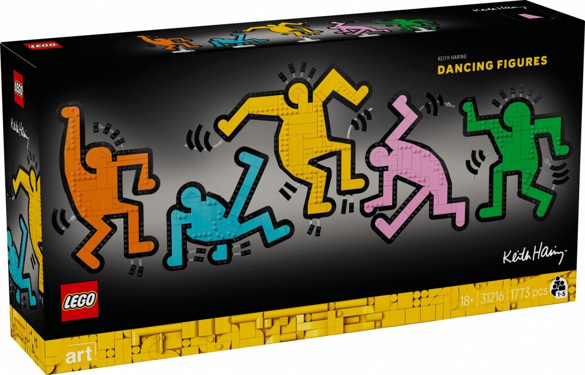 LEGO klotsid 31216 Art Keith Haring - Tanzende Figuren