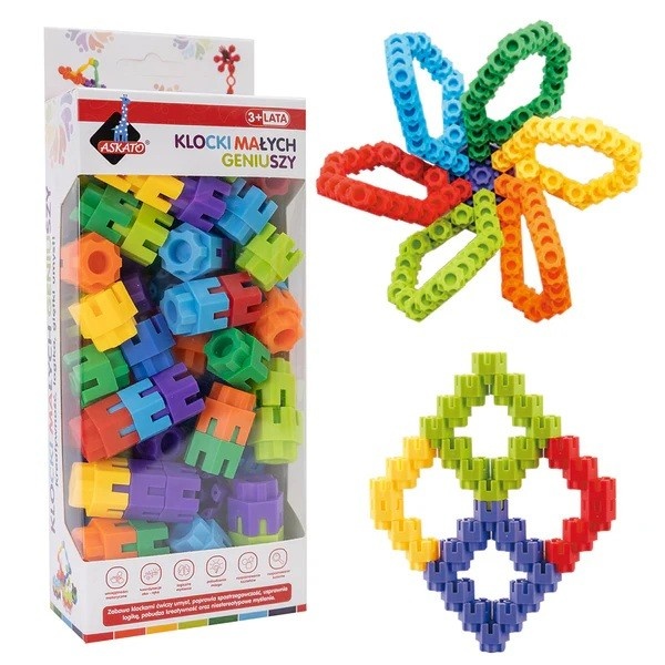 Askato konstruktor Screw blocks 65-osaline