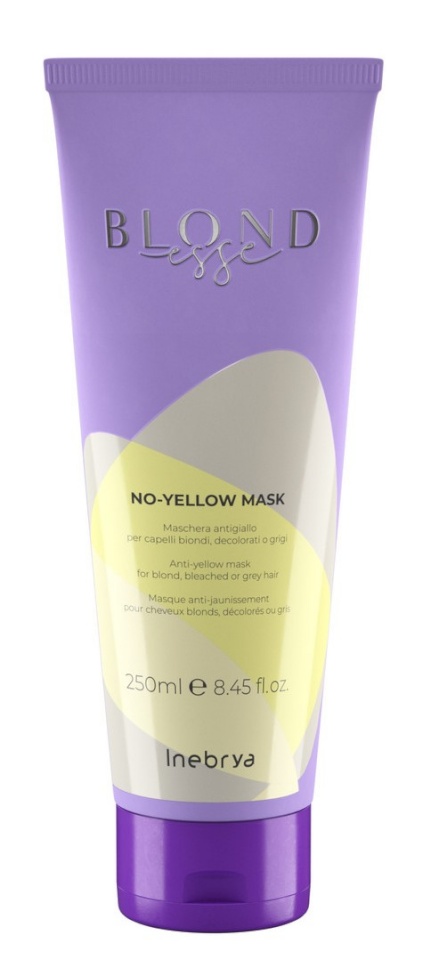 Inebrya juuksemask BLONDesse No-Yellow Mask 250ml, unisex