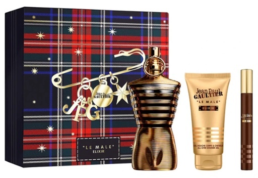 Jean Paul Gaultier komplekt Le Male Parfum 125ml + Shower Gel 75ml + Parfum 10ml, meestele
