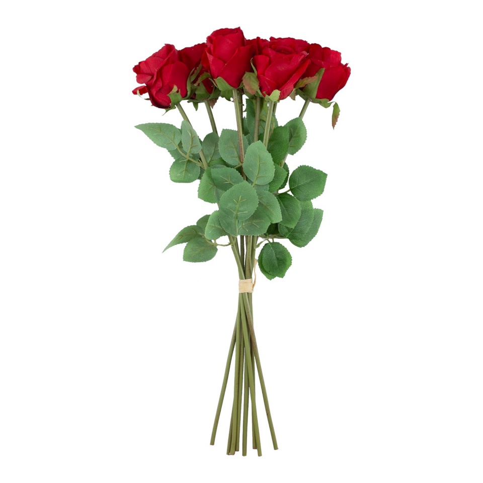 H4Y kunstlill FLOWERLY, 8tk, punane