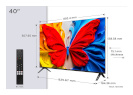 TCL televiisor S59K 40S59K TV 101.6 cm (40") Full HD Smart TV Wi-Fi Metallic