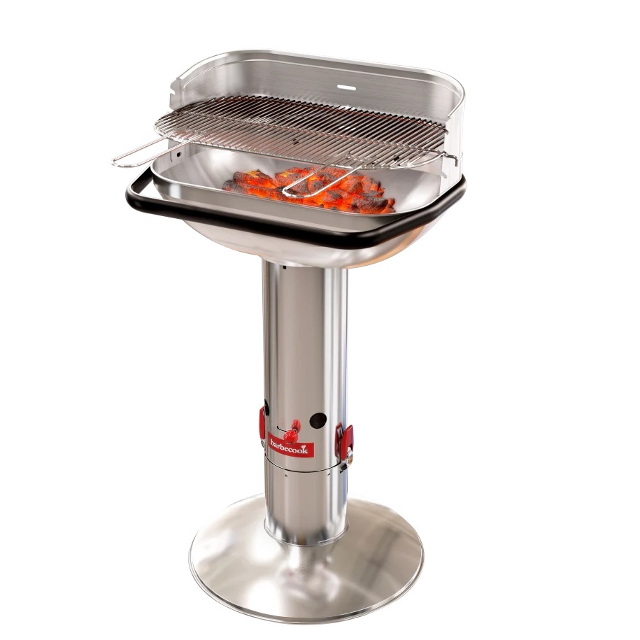 Barbecook Charcoal Barbecue Loewy 55 SST, 59.8x35.4x101cm, BC-CHA-1004 Silver, hõbedane