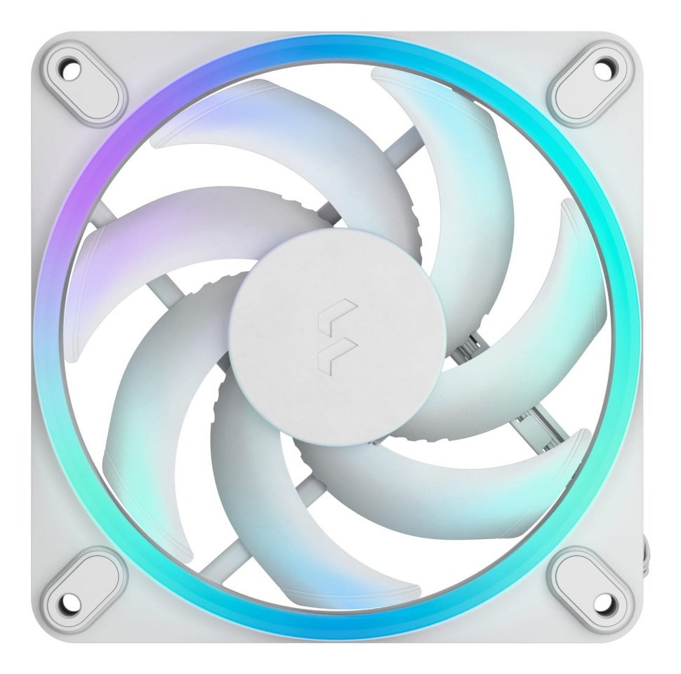 Fractal Design Momentum RGB korpus, 12 cm, valge