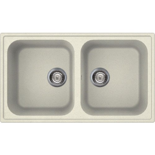 SMEG valamu LZ862P, 86cm, RIGAE®, pealt paigaldatav, käsitsi, graniit, kreem