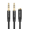 Vention audiokaabel Vention 2x 3.5mm Audio Cable 0.3m Vention BBUBY must