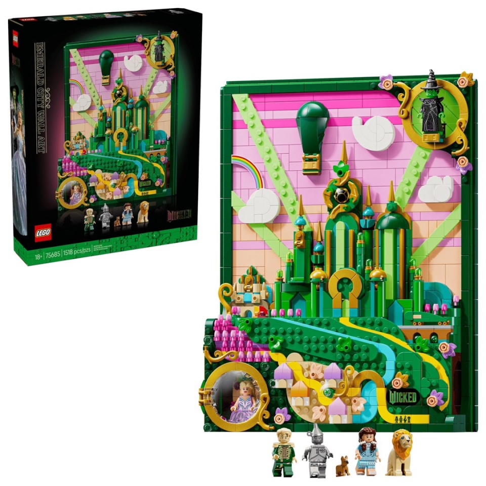 Lego klotsid Wicked 75685 - Obraz Emerald City