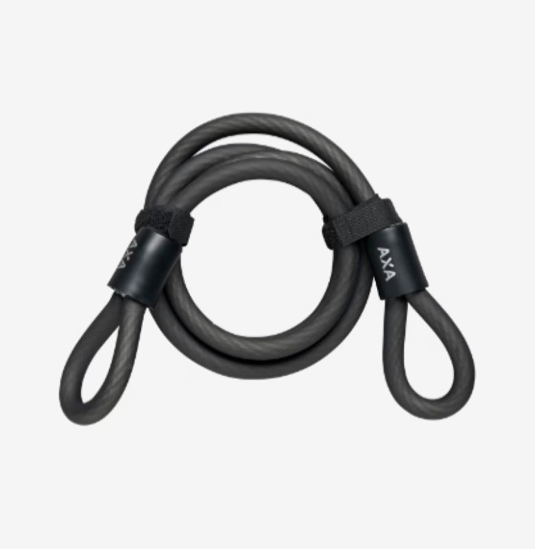AXA Tross aasadega DOUBLE LOOP CABLE/120CM/CARD