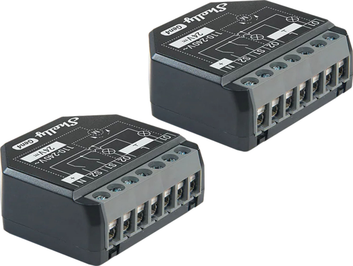 Shelly nutikodu moodul 2PM Gen4 Zigbee/Matter Controllers, 2tk