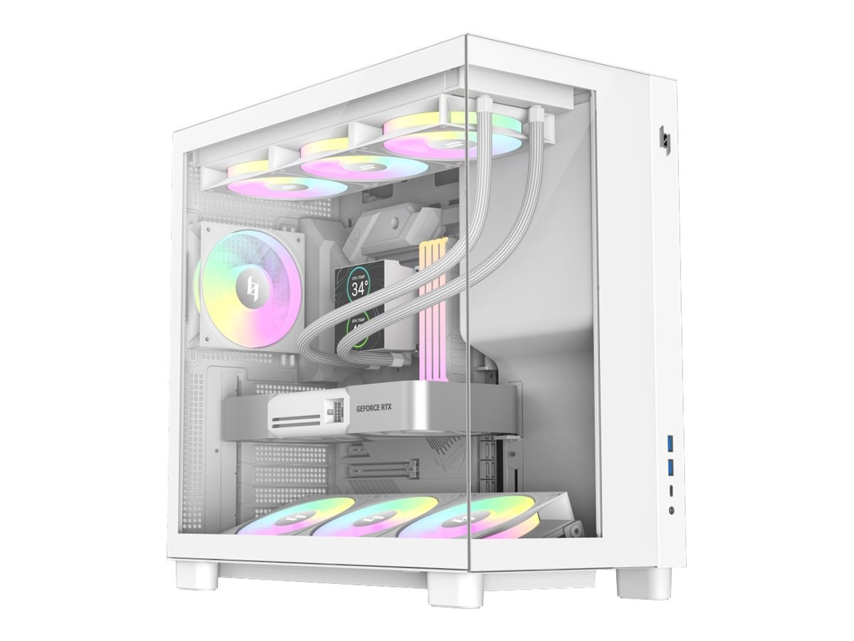 Gamemax korpus Case | NEX C53 WH | ATX/BTF