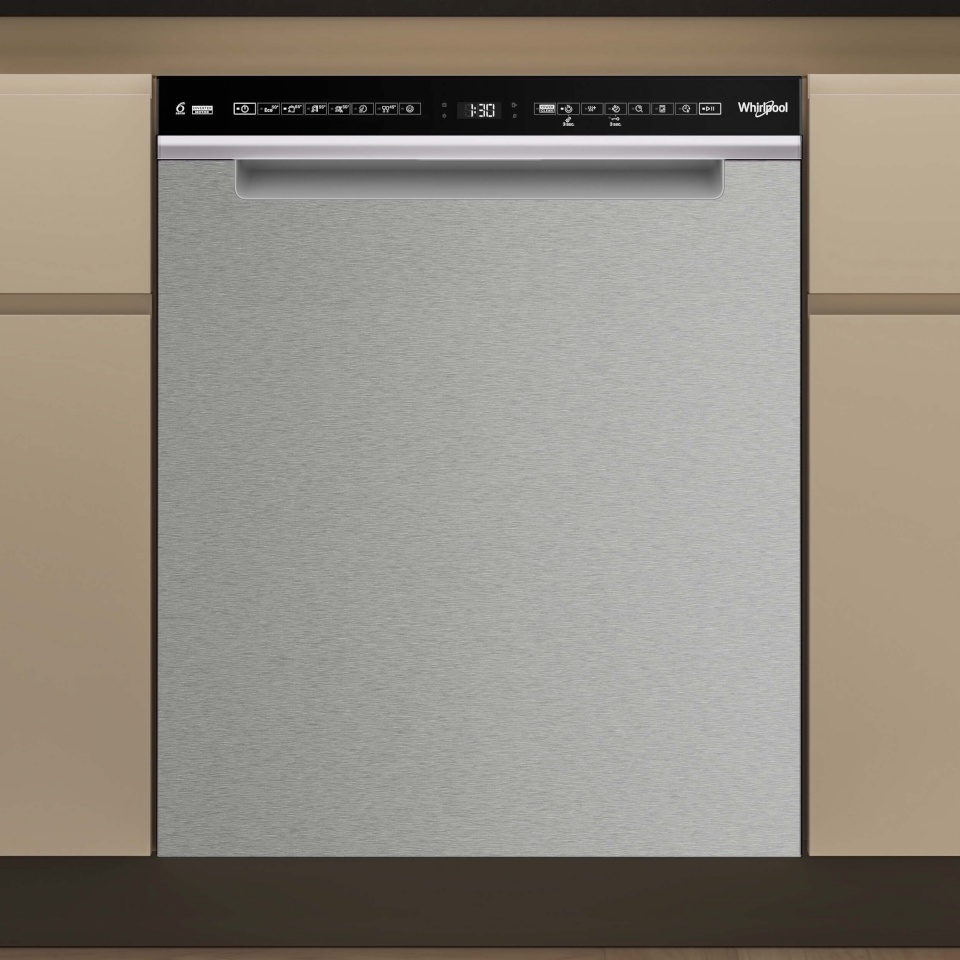 Whirlpool nõudepesumasin W7U HS41 X, roostevaba teras