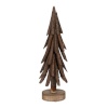 BGB Christmas Jõulupuu pruun Paulownia puit 21 x 21 x 60 cm