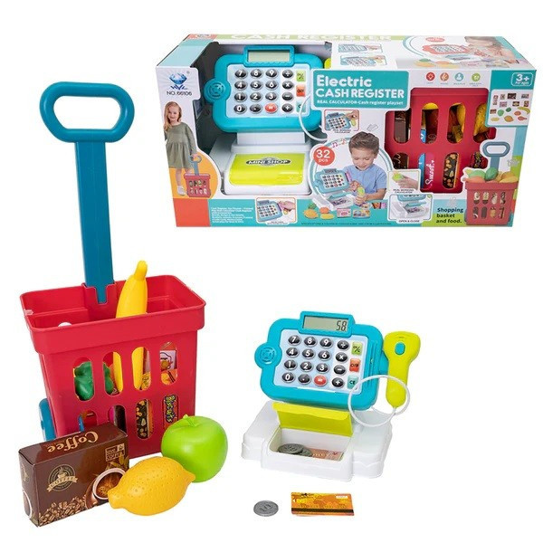 ASKATO cash register shop with basket zakupów