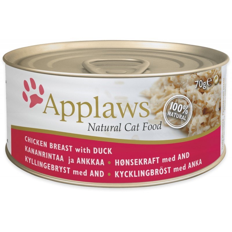 Applaws kassitoit Natural Cat Food Chicken Breast with Duck, 70g