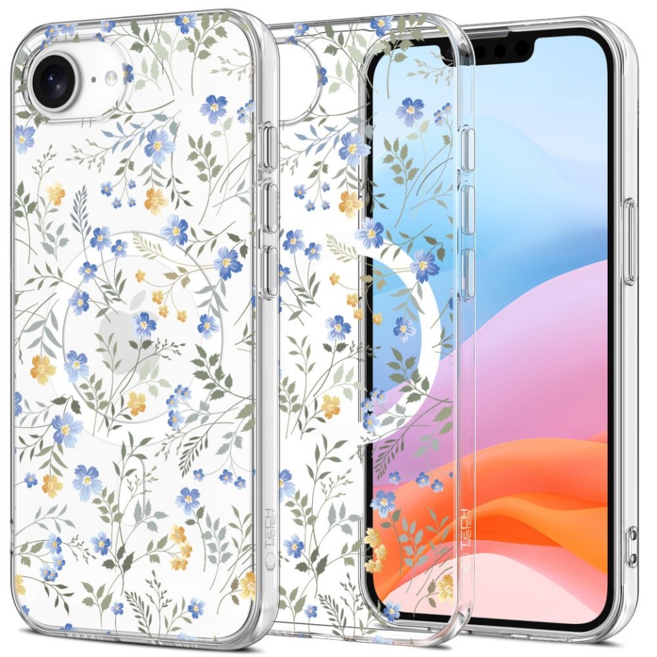 Tech-Protect FLEXAIR MagSafe iPhone 16E SPRING FLOWERS