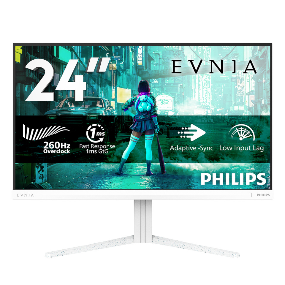 Philips monitor Philips 60,5cm (23.8") 24M2N3201P 16:09 HDMI+DP IPS valge