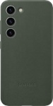 Samsung kaitsekest Galaxy S23 Leather Cover, roheline