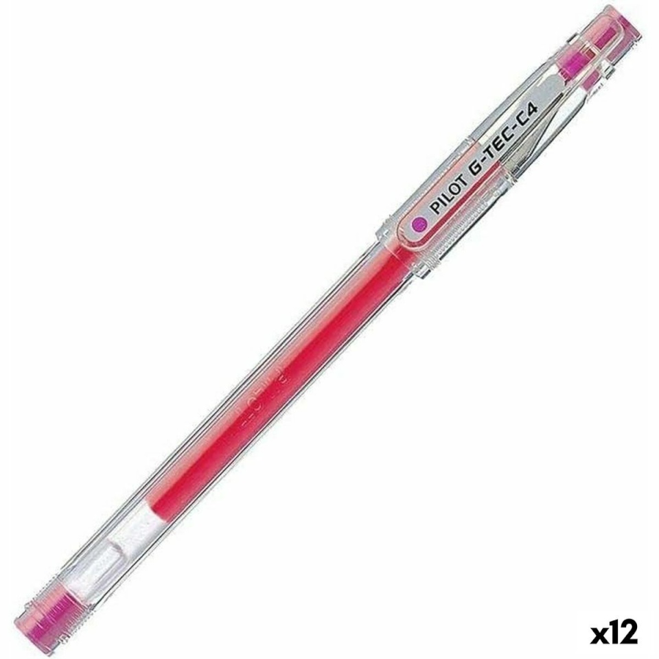 Pilot Geelpliiats G-TEC C4 roosa 0,2 mm 12tk