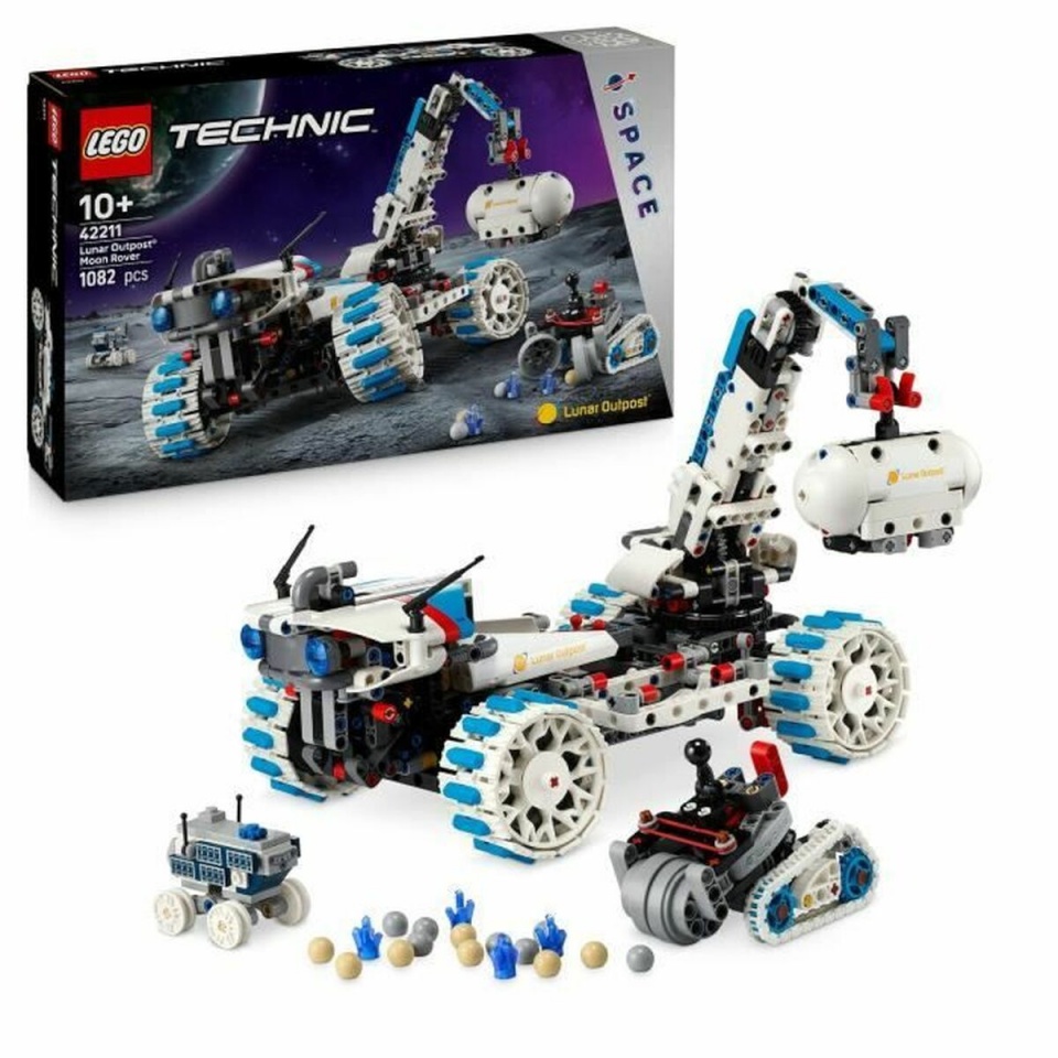 Lego klotsid konstruktor 42211 Lunar Outpost Moon Rover Space Vehicle 1082-osaline