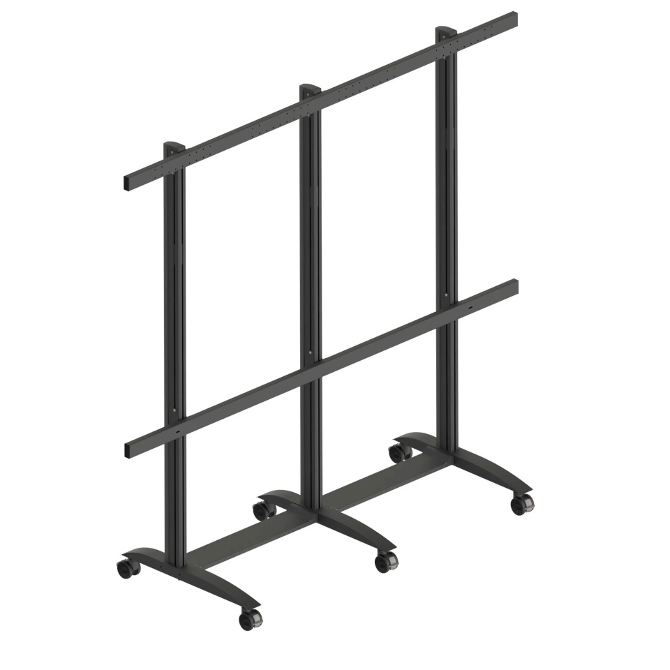 EDBAK põrandakinnitus Floor Stand | TRV400.006 Videoconferencing trolley for Samsung | Height adjustment | 130 " | Maximum weight (capacity) 200 kg | must