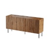 Cama Meble puhvetkapp JUNGLE chest 152x40,5x74,5 oak wotan + must legs