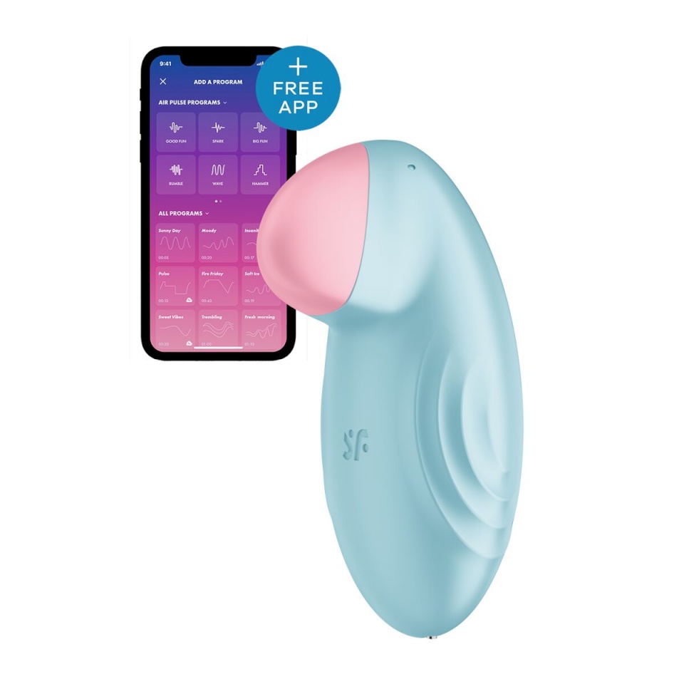 Satisfyer G-punkti vibraator Tropical Tip Light sinine