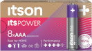 itson patarei itson itsPOWER Alkaline LR03IPO/8CB