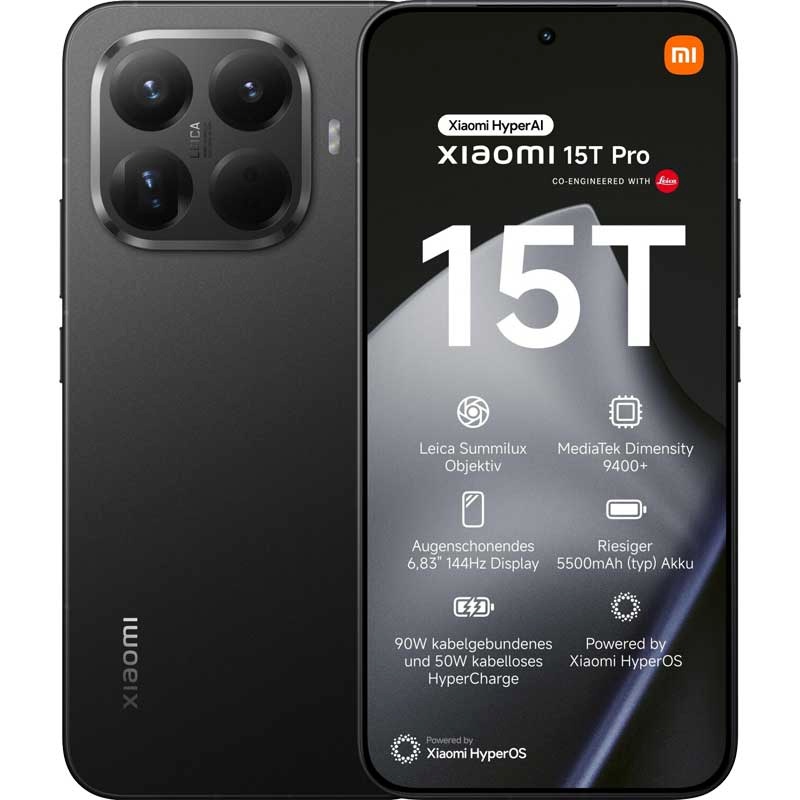 Xiaomi mobiiltelefon 15T Pro 12 / 256GB 5G must