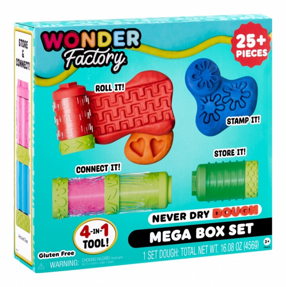 MGA Plastic mass Wonder Factory Never Dry Dough Mega Box Set