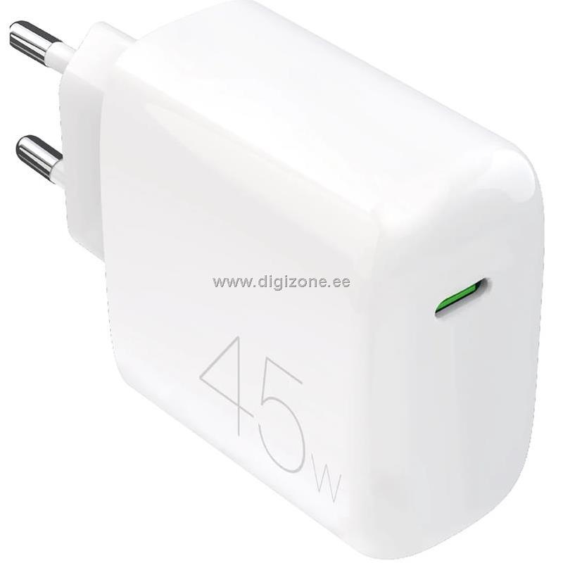 Puro laadija Charger "PRO LITE" 45W USB-C, valge