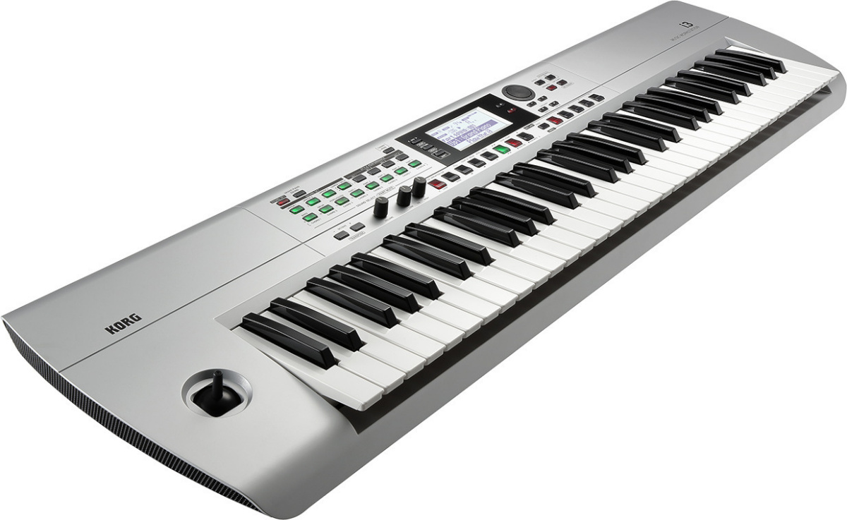 Korg digitaalne süntesaator i3-MS muusikatööjaam, hõbedane