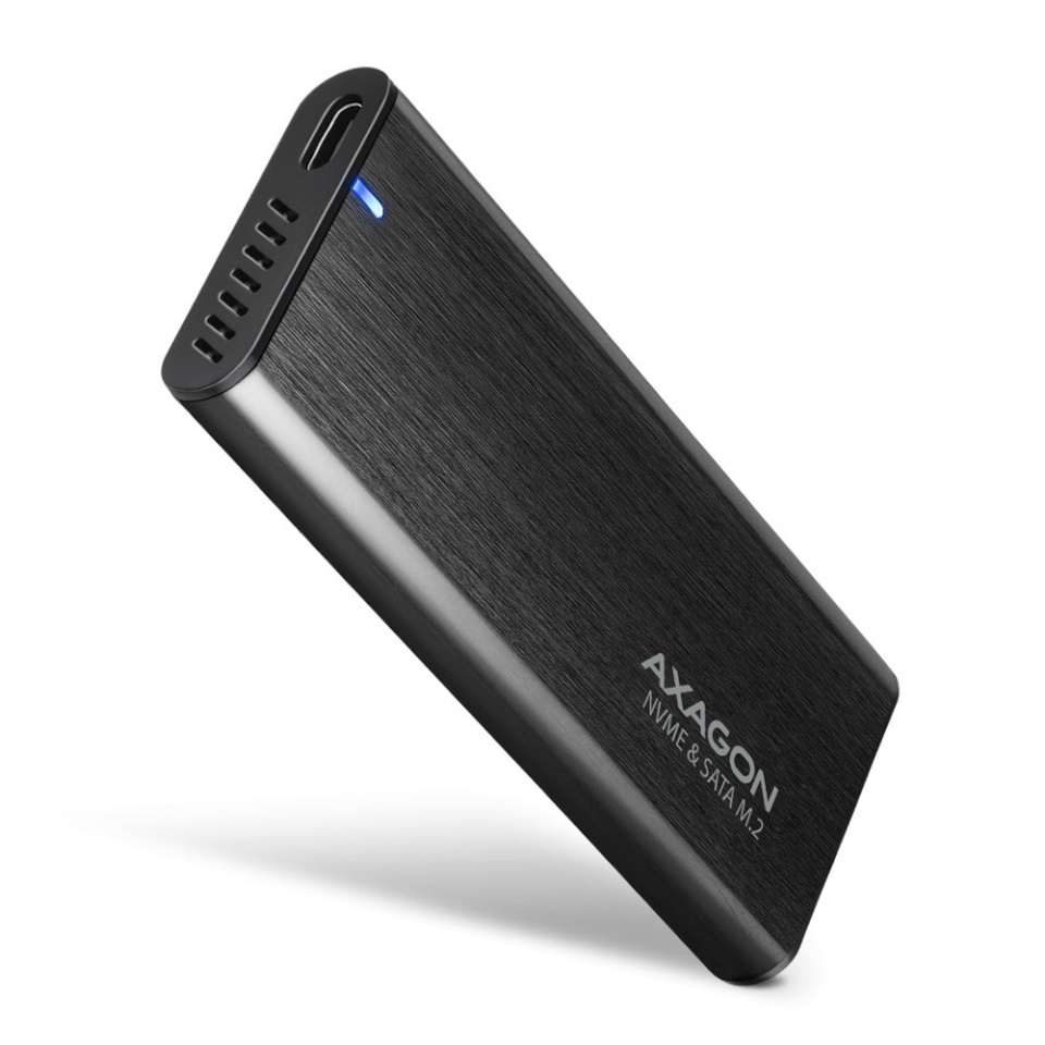 Axagon kettaboks EEM2-SB2 USB-C Gen 2 M.2 NVMe/SATA SSD