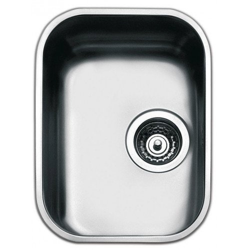 SMEG valamu UM30, 30cm, alt monteeritav, käsitsi, vääristeras, roostevaba teras