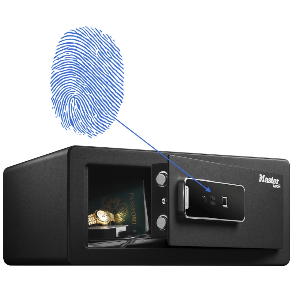 Master Lock šeif LX110BEURHRO Large Biometric Security Safe, must