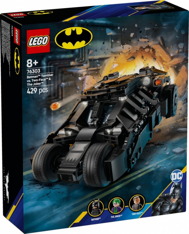 LEGO klotsid 76303 DC Super Heroes Batman Tumbler vs. Two Face & The Joker