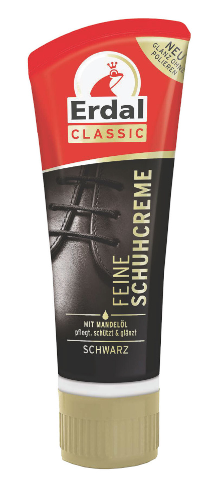 Erdal kingakreem tuubis must švammiga, UUS, 75ml 