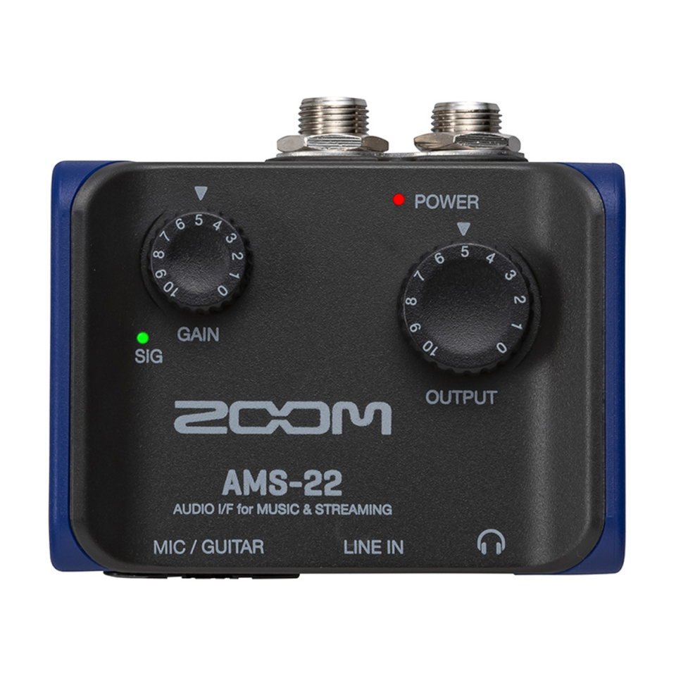 Zoom AMS-22 Audio Interface for Musik & Streaming