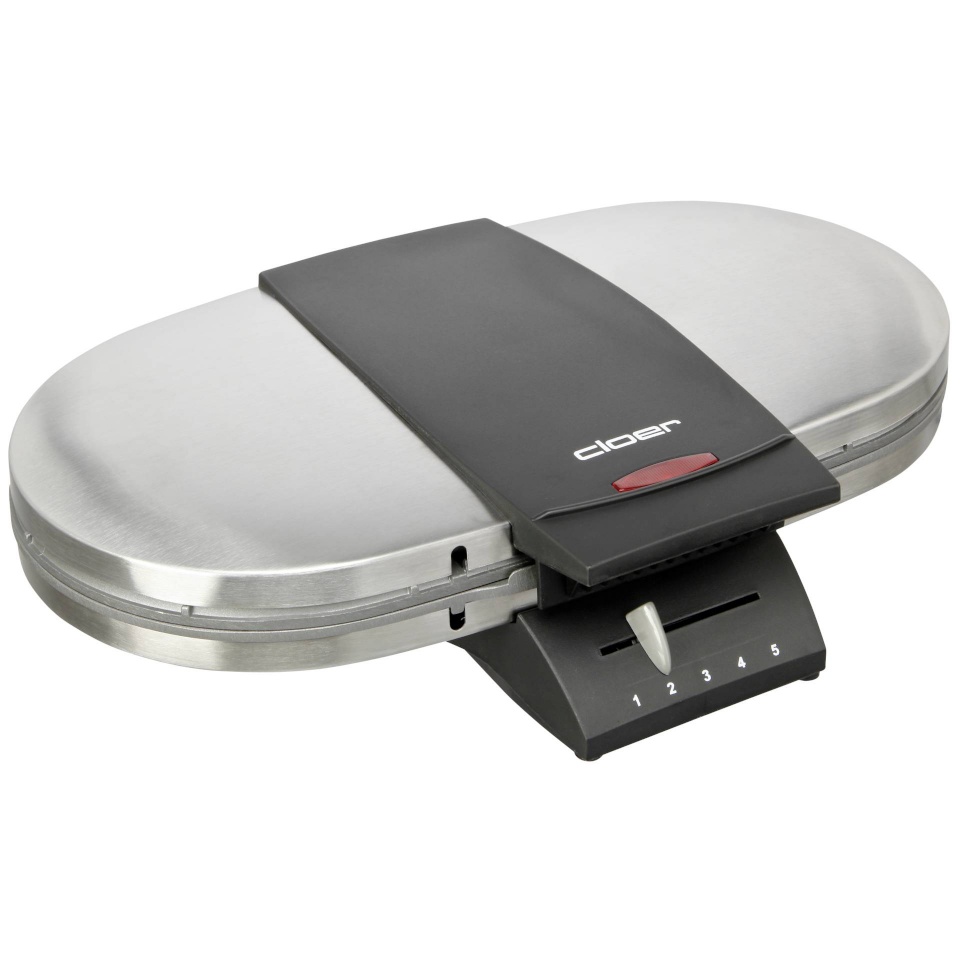 Cloer vahvliküpsetaja 1329 Double Waffle Maker, roostevaba teras